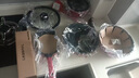 特福（Tefal）鍋具套裝百變鍋可拆卸煎炒鍋有鈦不粘鍋六件套千葉玫瑰紅 曬單實拍圖