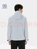 KOLON SPORT/可隆軟殼夾克 男子戶外運動休閑梭織拉絨防風防潑水外套 LHJK5SN029-LG 淺灰色 2XL 185/104A 曬單實拍圖