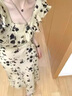 棉致韓式甜美連衣裙女夏季2025新款學(xué)院風(fēng)絕美清純設(shè)計感收腰顯瘦長裙 杏色碎花 L 建議105-118斤 曬單實拍圖