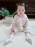 顆粒熊（KELIXIONG）嬰兒短袖連體衣寶寶莫代爾夏裝嬰幼兒薄款睡衣哈衣新生兒衣服夏季 丁香紫 90cm 曬單實(shí)拍圖