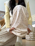 萬欣兒145cm矮個(gè)子波點(diǎn)牛仔褲女春夏薄款高腰垂感直筒闊腿褲顯高150xxs 白色長(zhǎng)褲 M 建議95-105斤 曬單實(shí)拍圖