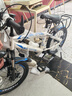 鳳凰兒童自行車(chē)6-10-12-15歲中大童小學(xué)生可變速山地車(chē)男女孩小孩單車(chē) 鳳凰 太空白藍色 輻條輪 單速+禮包 18寸【適合身高120-145cm】 曬單實(shí)拍圖