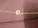 老鳳祥18K黃金環(huán)環(huán)相扣手鏈女雙環(huán)轉(zhuǎn)運(yùn)珠手七夕情人節(jié)禮物送女朋友老婆 京速達(dá)*18K黃金/環(huán)環(huán)相扣手鏈 約0.75g 曬單實(shí)拍圖