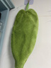 熱帶植物葉子擦手巾珊瑚絨綠植毛巾掛式廚房浴室?guī)峙?清新樹葉擦手巾（淺綠色） 1條 曬單實(shí)拍圖