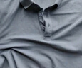 羅蒙涼感冰絲短袖t恤衫男士中青年夏季休閑工作翻領(lǐng)POLO速干定制上衣 雅蘭 【單件裝】 L (175) （適合130-140斤） 曬單實(shí)拍圖