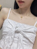 老鳳祥蝴蝶結(jié)黃金吊墜女在逃公主足金項(xiàng)鏈純七夕情人節(jié)禮物送女朋友老婆 蝴蝶結(jié)流蘇吊墜 約0.3g【贈(zèng)銀鏈】 曬單實(shí)拍圖