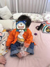 G.DUCKKIDS童裝男童套裝春秋寶寶三件套2025兒童1一2-3周歲半嬰兒衣服外套潮 熱售桔紅色 英文DAKE襯衣三件套 73 高70cm內(nèi)6個(gè)月 曬單實(shí)拍圖