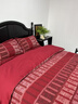 木魚(yú)笙笙復古高級感丨紅色四件套純棉全棉床單被套輕奢提花結婚慶婚嫁床品 皮埃爾-醬紅 順豐包郵 1.5m/1.8m 床單款 被套200x230cm 曬單實(shí)拍圖