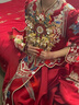 【高檔楠竹扇架+禮盒禮袋包裝】送新娘閨蜜團(tuán)扇結(jié)婚新娘高級(jí)成品diy手工自制材料包雙面喜扇秀禾扇子中國(guó)風(fēng) 1號(hào)款 雙色雙面 成品做好x喜扇+扇架+嵌入式禮盒 曬單實(shí)拍圖