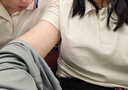 范思藍(lán)恩肌理感簡約修身短款polo領(lǐng)T恤女2025夏新款短袖2118 淡黃色 XL 曬單實(shí)拍圖
