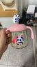 貝親兒童牛奶杯1-3歲寶寶喝水喝奶PPSU直飲奶瓶雙吸管水杯 粉色330mL 曬單實拍圖