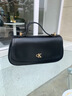 Calvin Klein【七夕禮盒】女包25秋季通勤ck字母單肩手提鏈條包馬鞍包4F3282G YIH-太空黑 均碼 曬單實拍圖