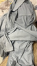 名創(chuàng)優(yōu)品（MINISO）防曬衣男夏季戶外遮陽大帽檐upf100+冰絲涼感皮膚衣服 淺灰 L 曬單實拍圖