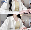 回力（Warrior）冰絲涼感襯衣女2025年夏季新款時(shí)尚潮流寬松舒適透氣百搭襯衫外套 曬單實(shí)拍圖