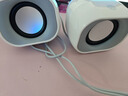 惠普（HP）電腦音響臺(tái)式家用有線小音箱超重低音炮小型迷你電競(jìng)游戲揚(yáng)聲器 【小團(tuán)子】糯米白 曬單實(shí)拍圖