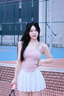 ACKDCS一體式瑜伽背心女2025新款遮副乳健身文胸普拉提訓練網(wǎng)球運動內(nèi)衣 曬單實拍圖