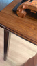 丘林瑟四方桌客廳吃飯桌學(xué)習(xí)桌家用小方桌小戶型實(shí)木茶桌抽屜正方形餐桌 桌子長(zhǎng)80寬80高72 曬單實(shí)拍圖