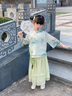 DOMIAMIAKIDS漢服男童夏裝女童國(guó)風(fēng)唐裝表演服兒童新中式套裝高端國(guó)學(xué)禮服 江山如畫(huà)女童 130 曬單實(shí)拍圖