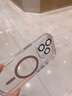 北葵適用蘋(píng)果16promax手機殼新款透明磁吸女生高級感輕奢iPhone15帶鏡頭膜全包防摔16pro外殼plus 【沙漠色】 磁吸充電+清透背板+帶鏡頭膜保護 iPhone 16 Pro Max 曬單實(shí)拍圖