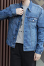 Calvin KleinJeans【涼感】25春夏男士ck美式復(fù)古翻領(lǐng)牛仔夾克外套4LB772G WAH-牛仔藍(lán) M 曬單實(shí)拍圖
