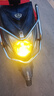 沃德意摩托車(chē)LED電動(dòng)車(chē)燈大燈泡led雙三爪H4燈超亮100W瓦強光遠近12-80V 雙爪/（近黃+遠白）單個(gè) 曬單實(shí)拍圖