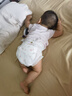 愛慕嬰幼夏新品奶皮凈痕中性嬰幼背心無(wú)腿連體爬服3A抑菌a類寶寶新生兒服 桃夭粉 80cm （15-20斤） 曬單實(shí)拍圖