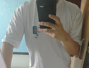 啄木鳥【2件裝】短袖T恤男夏季冰絲涼感潮流半袖青年寬松休閑五分上衣 小沙灘白色+小月亮黑色 (2件裝） 4XL (建議體重170-190斤左右） 曬單實(shí)拍圖