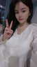 莫代爾女士睡衣女2025春秋新款冰絲透氣輕奢高端國風(fēng)家居服套裝送禮好物 杏色 冰絲裸感 M 【80-100斤】 曬單實(shí)拍圖