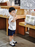 G. DUCKKIDS男寶寶套裝夏裝2025新款嬰兒洋氣時髦衣服嬰幼兒POLO衫兩件套夏季 XT-2512101 套裝 90 cm *建議22-28斤左右* 曬單實拍圖