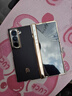 七龍適用于三星w25手機殼中軸全包防摔galaxyw25保護套SAMSUNGw25心系天下折疊屏電鍍防窺真皮外殼男女 【陶瓷黑-高清款】-中軸鉸鏈全包 三星Galaxy W25 曬單實拍圖