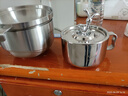 I'VE 德國(guó) 316食品級(jí)不銹鋼寶寶碗帶蓋手柄米飯碗雙層兒童吃飯專用碗 【單耳款-帶蓋】 曬單實(shí)拍圖