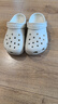 卡駱馳crocs經(jīng)典洞洞鞋兒童鞋戶(hù)外休閑鞋涼鞋/206991/206990 白色-100(含智必星) 35 (215mm) 曬單實(shí)拍圖