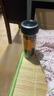 慕馨（moosen）玻璃杯水杯子泡茶杯商務辦公防摔隔熱定制印LOGO便攜耐高溫 【摔碎終生保賠】黑色300ml 曬單實拍圖