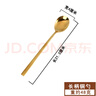 皇銅匠純黃銅純紫銅筷子白癜風(fēng)補(bǔ)銅餐具銅勺子飯勺銅湯勺銅碗銅筷銅水杯 長柄銅勺 曬單實(shí)拍圖