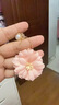 文雨飛方圓臉超仙粉色花朵耳釘甜美度假風耳環(huán)顯臉瘦小眾高級感耳飾 粉色花朵耳環(huán) 曬單實拍圖