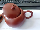 藏壺天下宜興紫砂壺名家純?nèi)止ぴV大紅袍西施壺家用功夫茶具泡茶壺套裝 1壺2杯套裝 210ml 曬單實拍圖