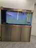 玉弘杰龍魚缸客廳大型水族箱底濾超白玻璃家用隔斷生態(tài)金魚缸自動免換水 金拉絲+香檳金 150*40*160cm 曬單實拍圖