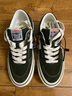 VISION STREET WEAR Stick復(fù)古墨綠色低幫翻毛皮帆布鞋男女街頭運動板鞋 墨綠色 40.5 曬單實拍圖
