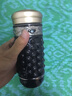 乾唐軒活瓷杯吉星鎏金大乾坤隨身杯茶水杯辦公杯商務(wù)杯 白金艷黑釉 曬單實(shí)拍圖