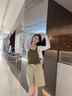 名創(chuàng)優(yōu)品（MINISO）運(yùn)動(dòng)短褲女夏季薄款2025新款韓版中褲灰色寬松直筒休閑闊腿五分褲 【重磅流線棉】麻灰(純色) M /160(升級針織面料) 曬單實(shí)拍圖