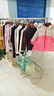 桃幽服裝展示架服裝店展示架服裝店展示架不銹鋼掛衣架橢圓形中島架簡 不銹鋼橢圓中島長120高13 曬單實拍圖