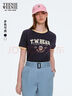Teenie Weenie小熊卡通字母T恤女2025夏季新款女t恤 藏青色 165/M 曬單實(shí)拍圖