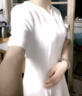 尚都比拉設(shè)計(jì)感V領(lǐng)性感連衣裙女夏季優(yōu)雅氣質(zhì)白色收腰裙休閑風(fēng)通勤中長裙 曬單實(shí)拍圖