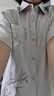 名創(chuàng)優(yōu)品新中式國(guó)風(fēng)襯衫男款外套夏季防曬Polo領(lǐng)冰絲短袖男士涼感寬松半袖 淺米(復(fù)古竹胸標(biāo)_大左下標(biāo)) M 170(男女同款) 曬單實(shí)拍圖