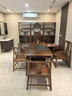 淺風(fēng)木語(yǔ)新中式實(shí)木茶桌椅組合家用茶桌燒水壺一體桌花梨木茶臺辦公室茶桌 1.8米1中元椅+4皇宮椅+茶水柜 曬單實(shí)拍圖