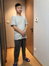 貓人睡衣男100%純棉7A抑菌夏季新款短袖寬松加大可外穿家居服套裝 【7A抑菌 100%純棉】顏色一 XL 【建議120-140斤】 曬單實(shí)拍圖