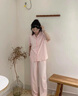 全棉時代【趙麗穎同款】家居服涼感柔潤有光澤女士睡衣水光棉家居套裝 曬單實拍圖