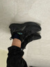 李寧越影 ELEMENT丨跑步鞋男女同款透氣減震跑鞋輕便軟底運動鞋子 黑色/巖石灰(047男款)-2 42 曬單實拍圖