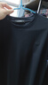 利郎莫代爾短袖T恤男夏季25純色簡(jiǎn)約男士T恤 黑色 3XL185/100A  曬單實(shí)拍圖