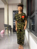 G.DUCKKIDS小黃鴨童裝兒童迷彩服套裝夏季男女童軍訓服夏裝中大小學(xué)生訓練服 綠色 110 尺碼4~5歲【100-110cm】cm 曬單實(shí)拍圖